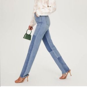 Reformation Jeans || Cynthia Shadow High raise Long Jeans